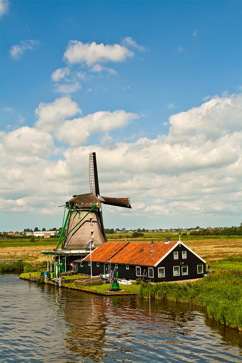 The windmills of Zaanse Schans