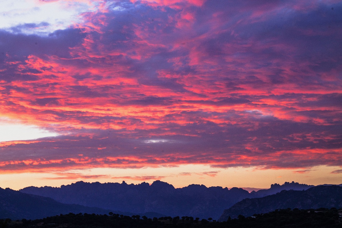 tramonto in corsica