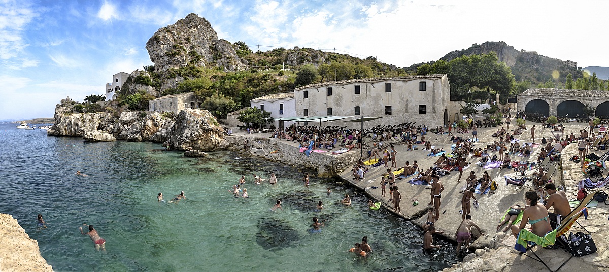 Panoramica della tonnara di Scopello - Trapani