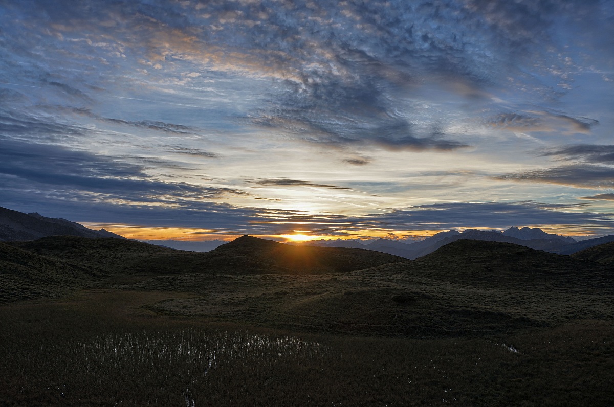 Tramonto da baita Segantini 2