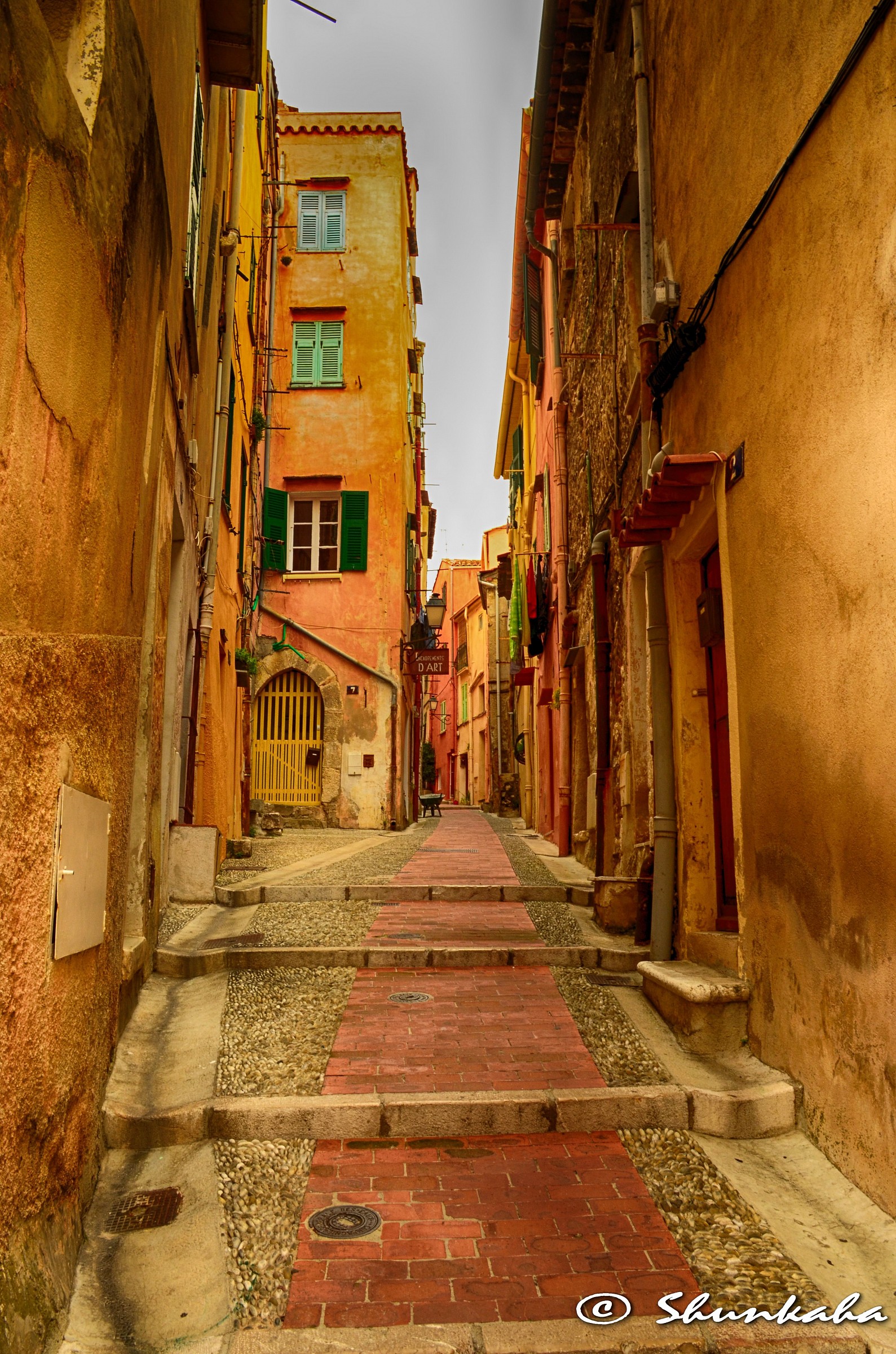 Menton (F) - Scorcio città vecchia