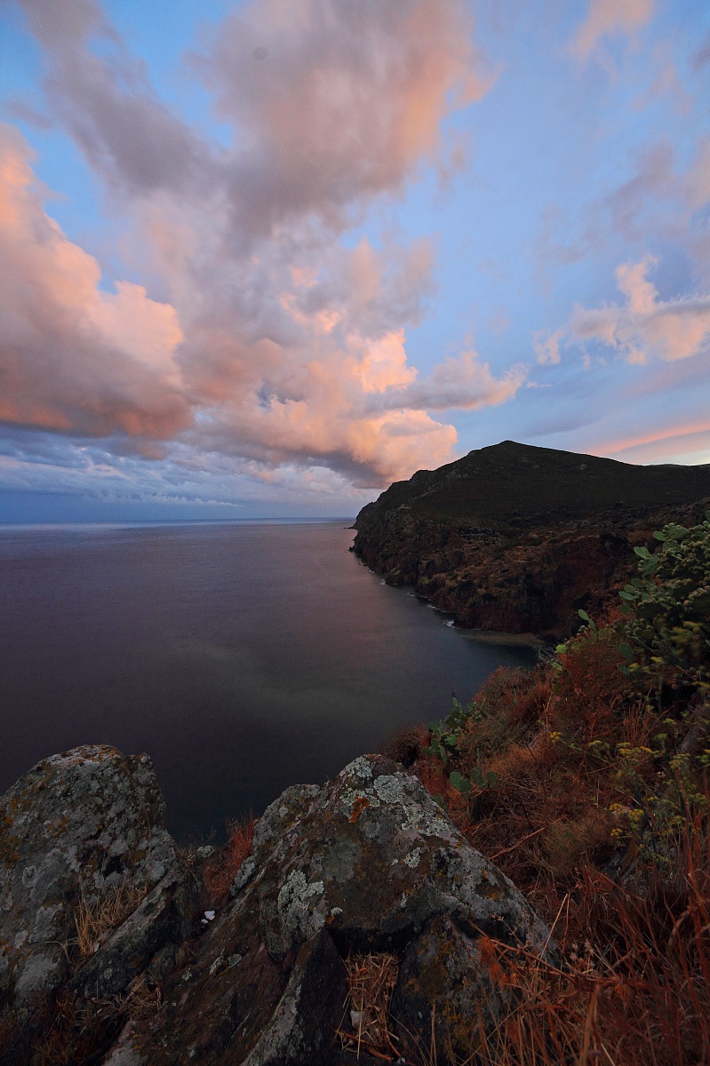 cala zurletto dopo il temporale