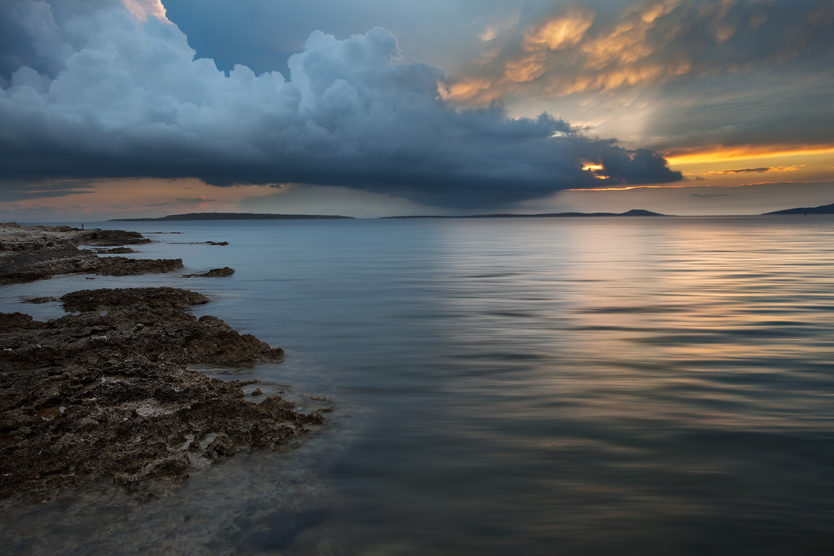 The beginning of the evening