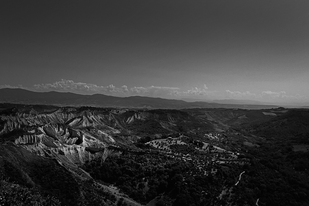 Landscape from the dying city