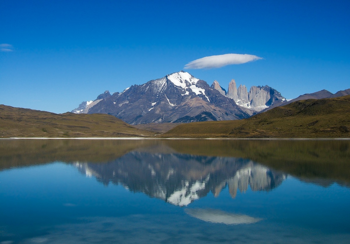 Reflection in the Laguna Amarga