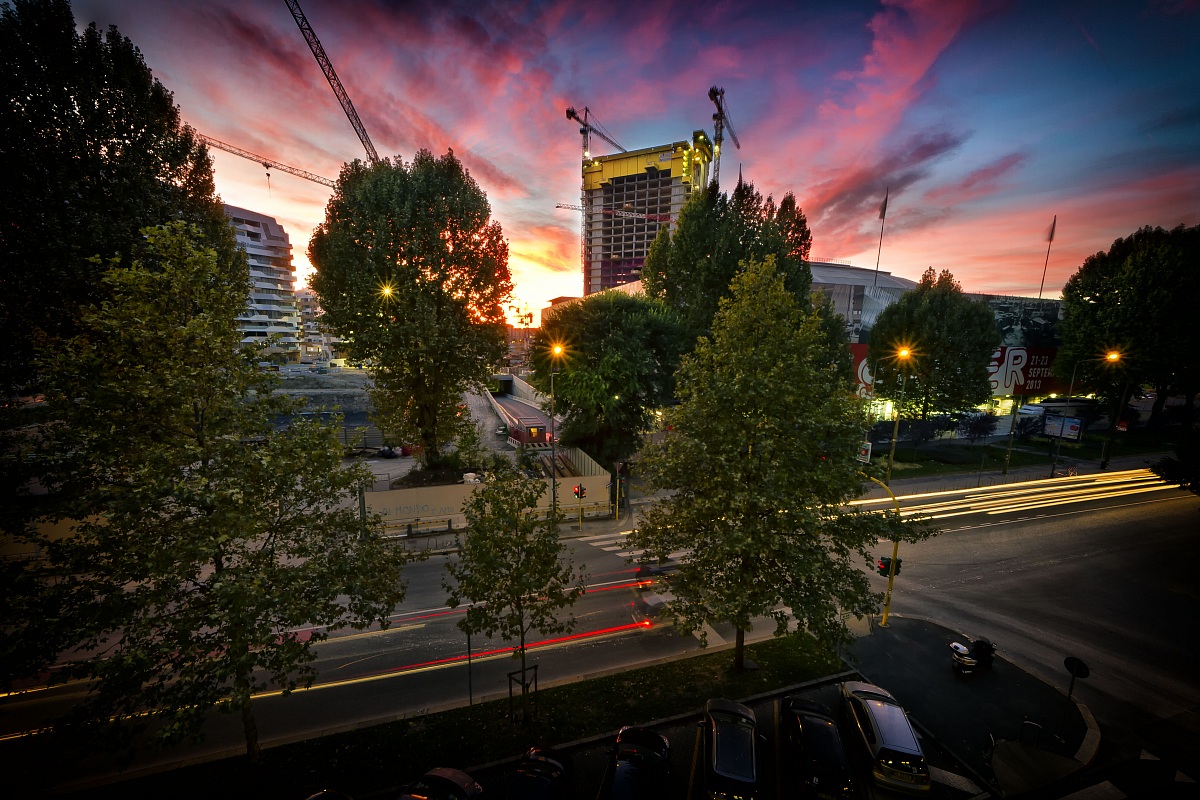 Tramonto su Milano