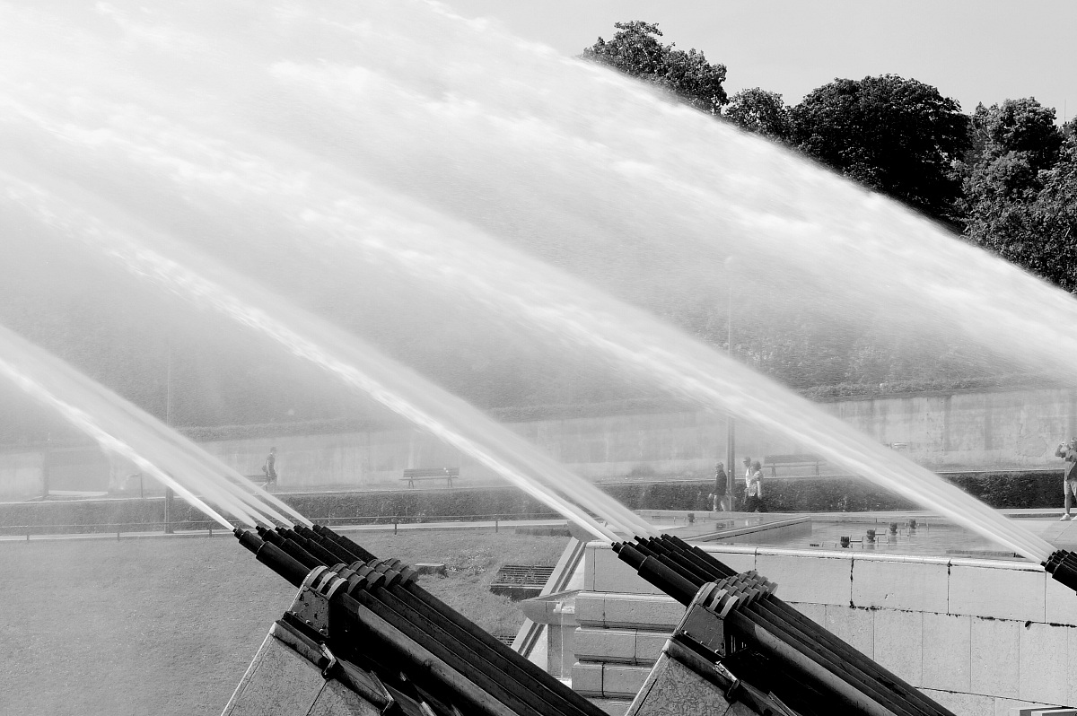 Paris Fountain at the Trocadero