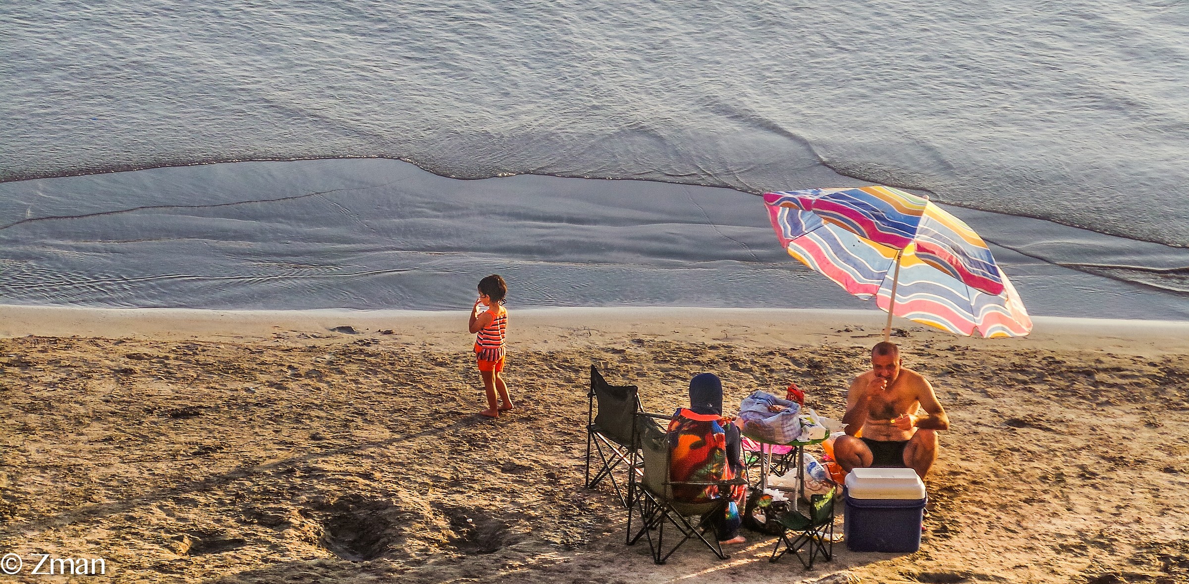 Tyr's Public Beach in The South Of Lebanon