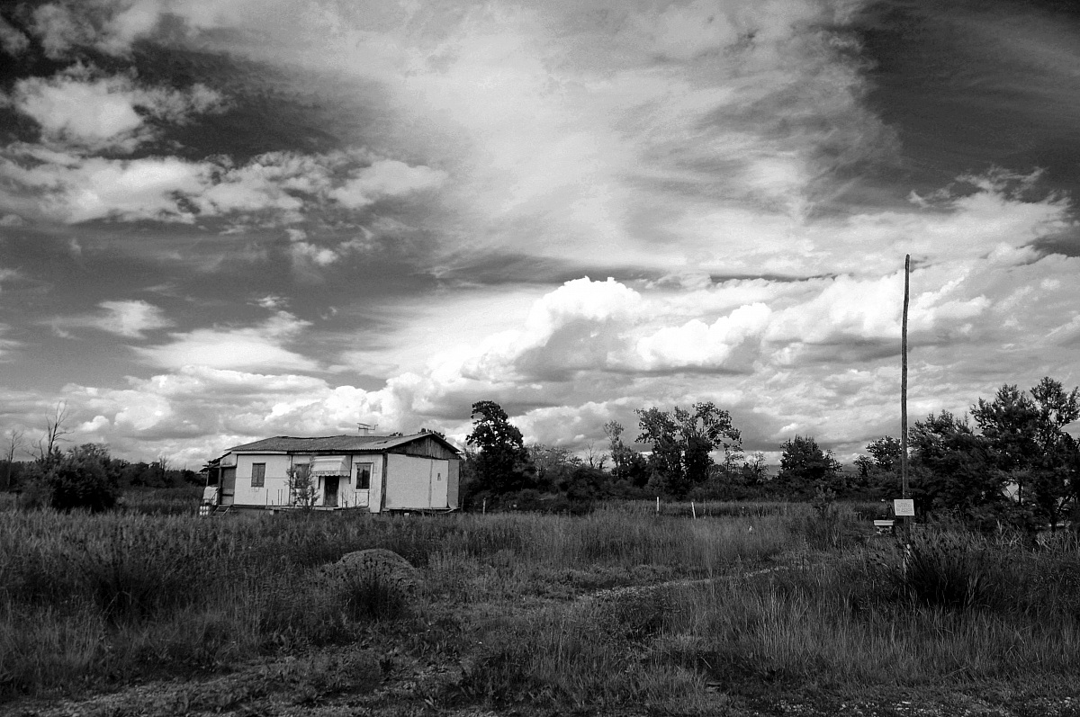 In the middle of the countryside