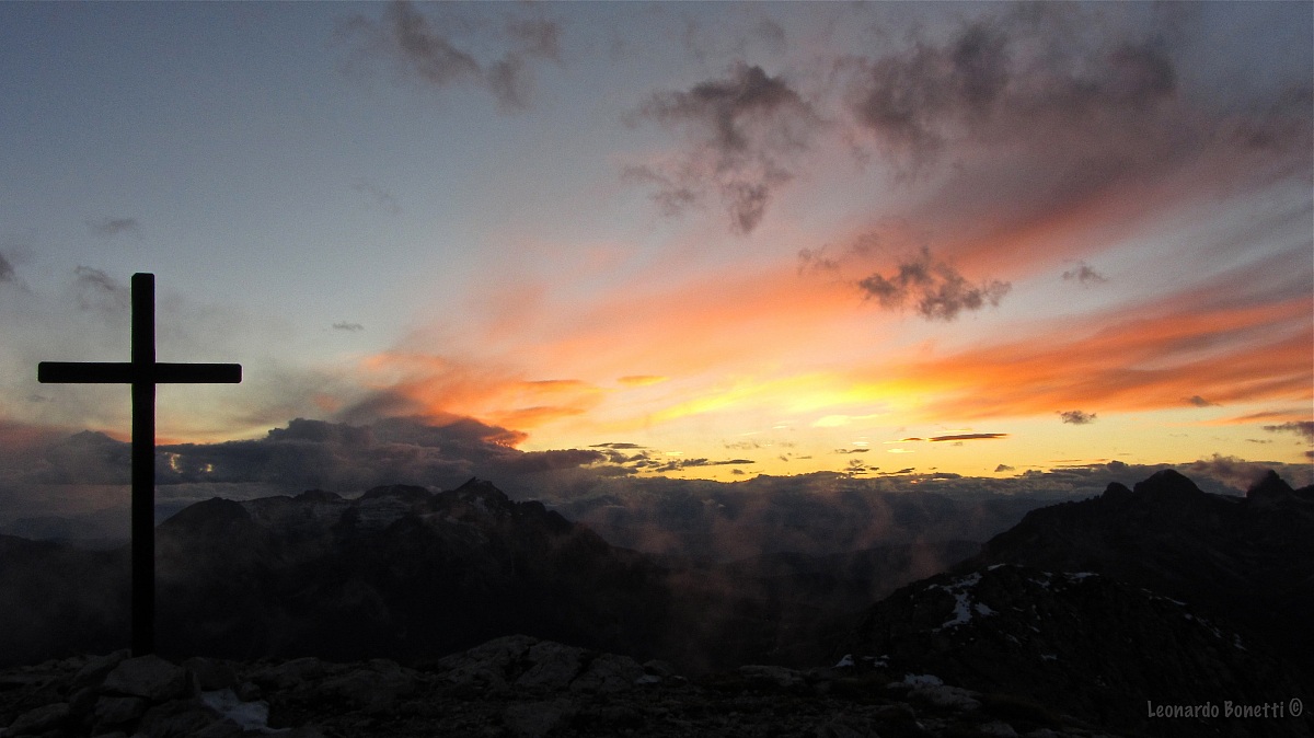 Tramonto su cima Vallacia