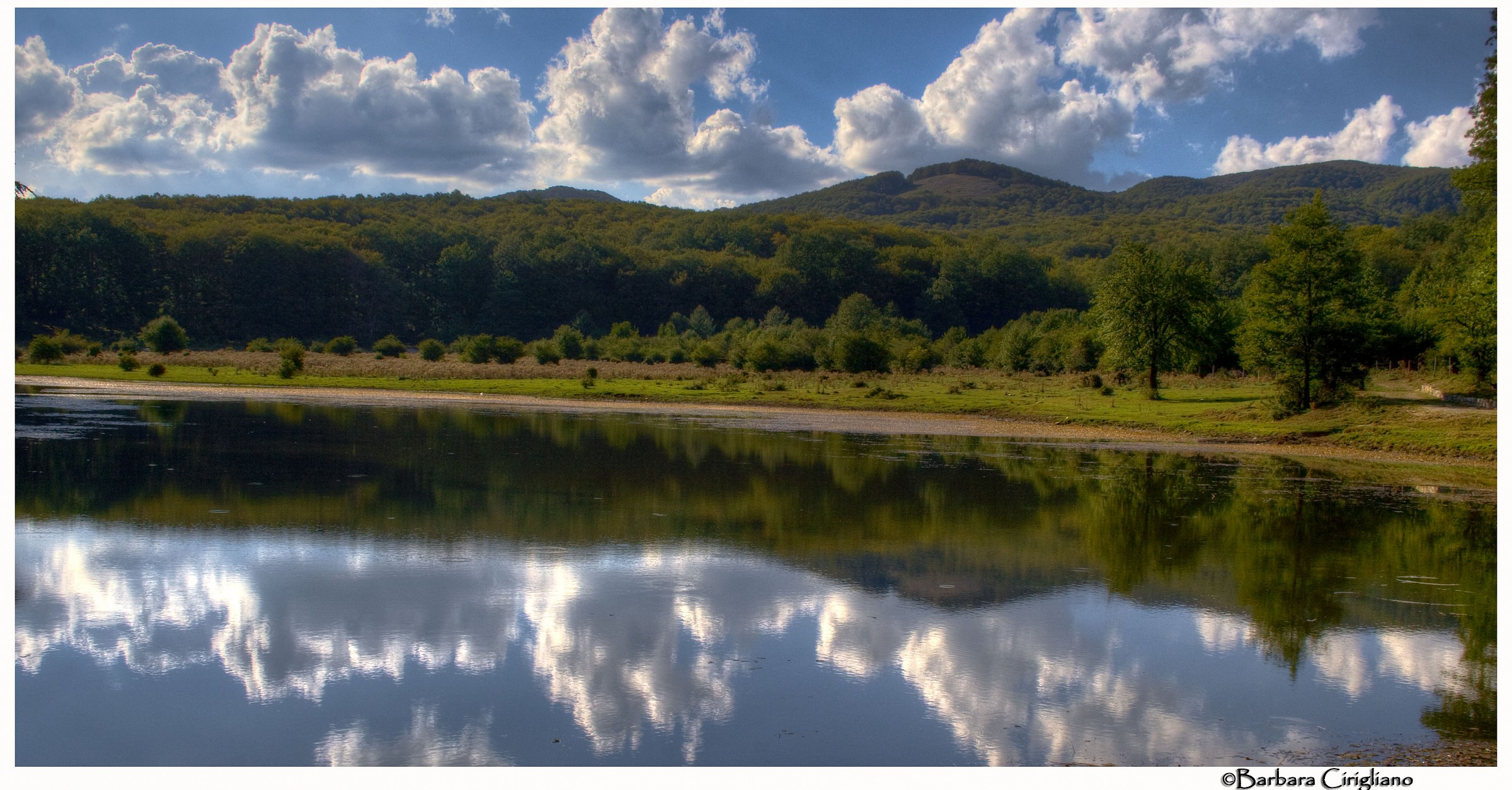 Lake and its reflections. . . . . Lucania