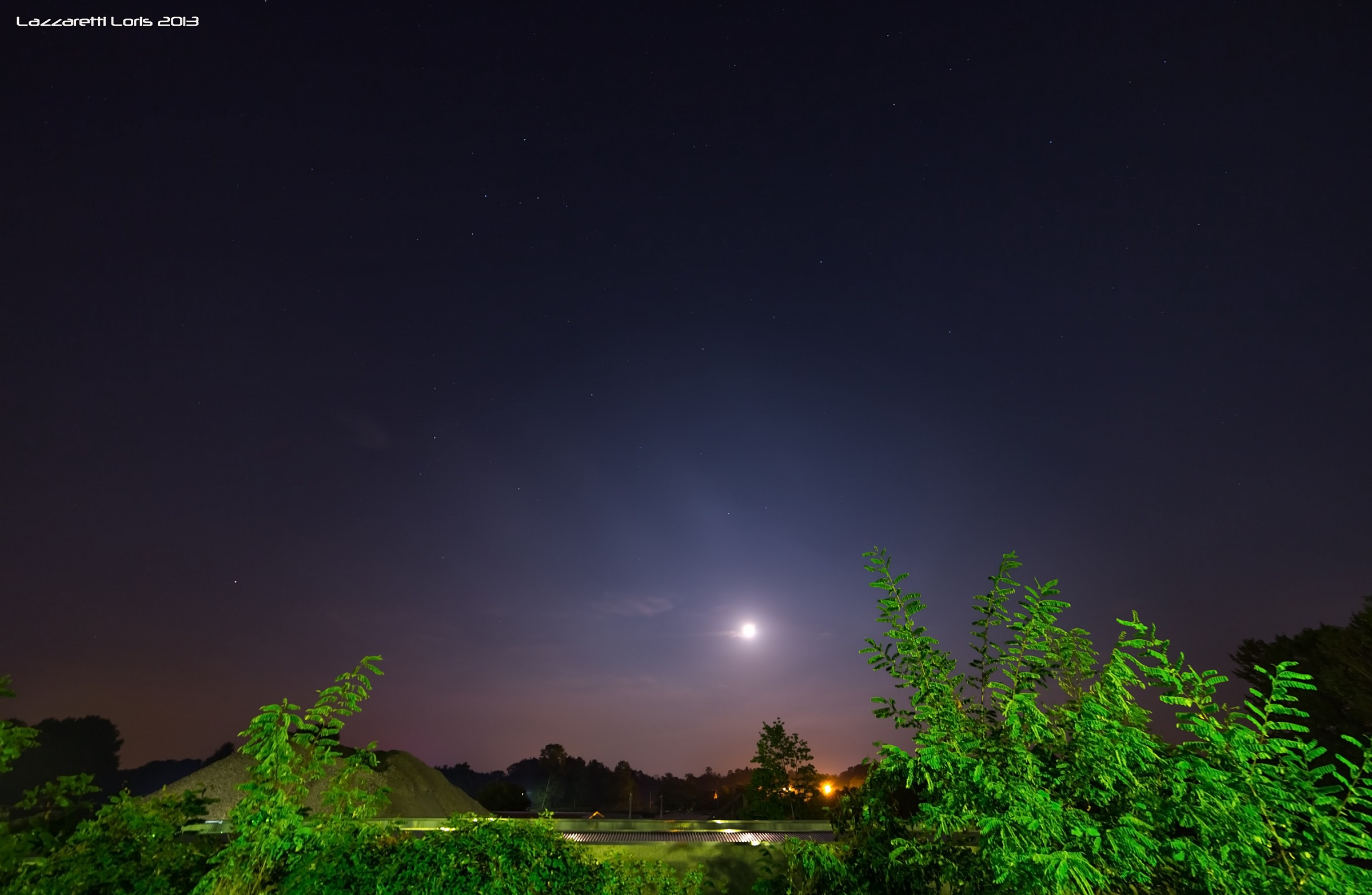 The dawn of the moon