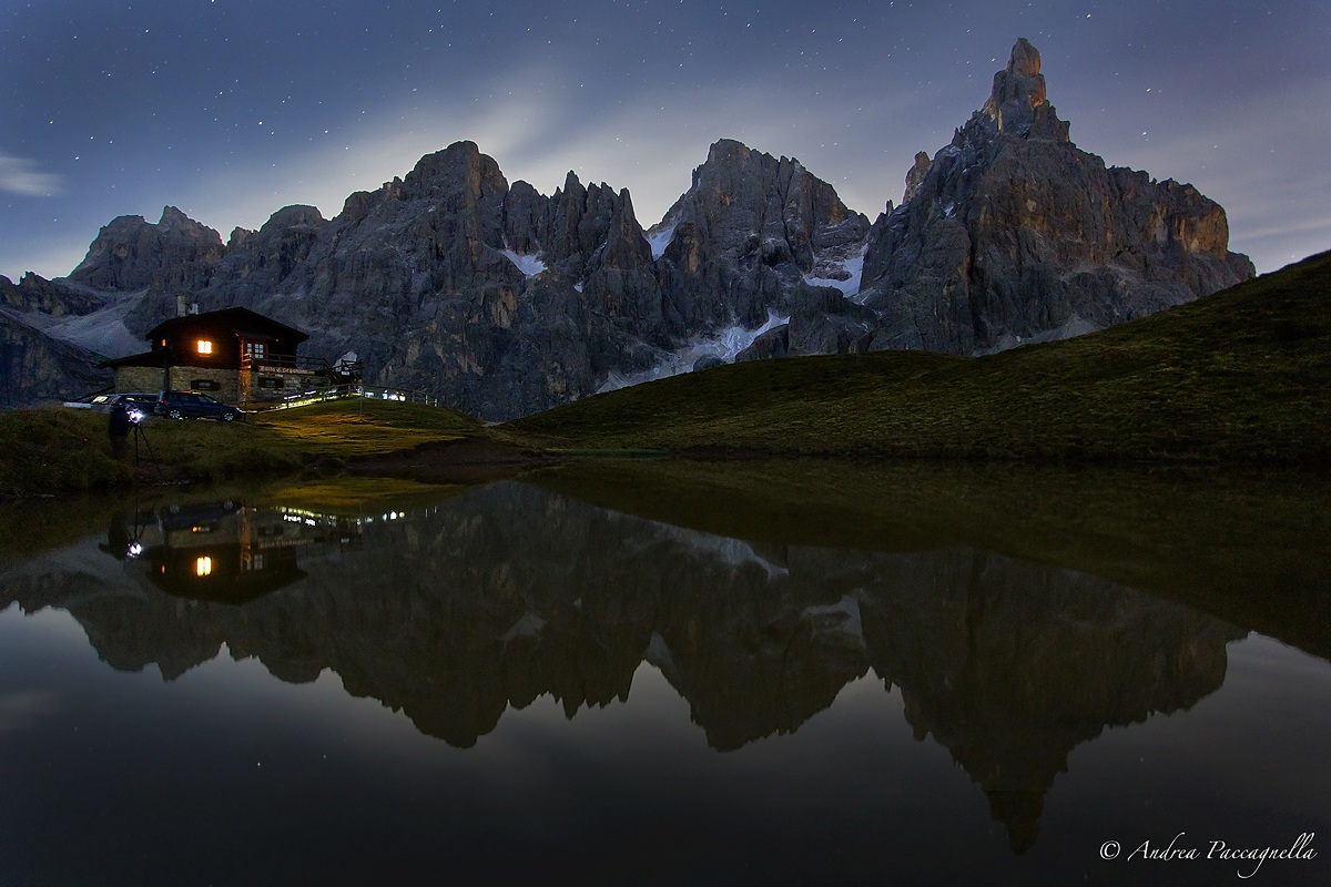 Notturna di un classico delle dolomiti