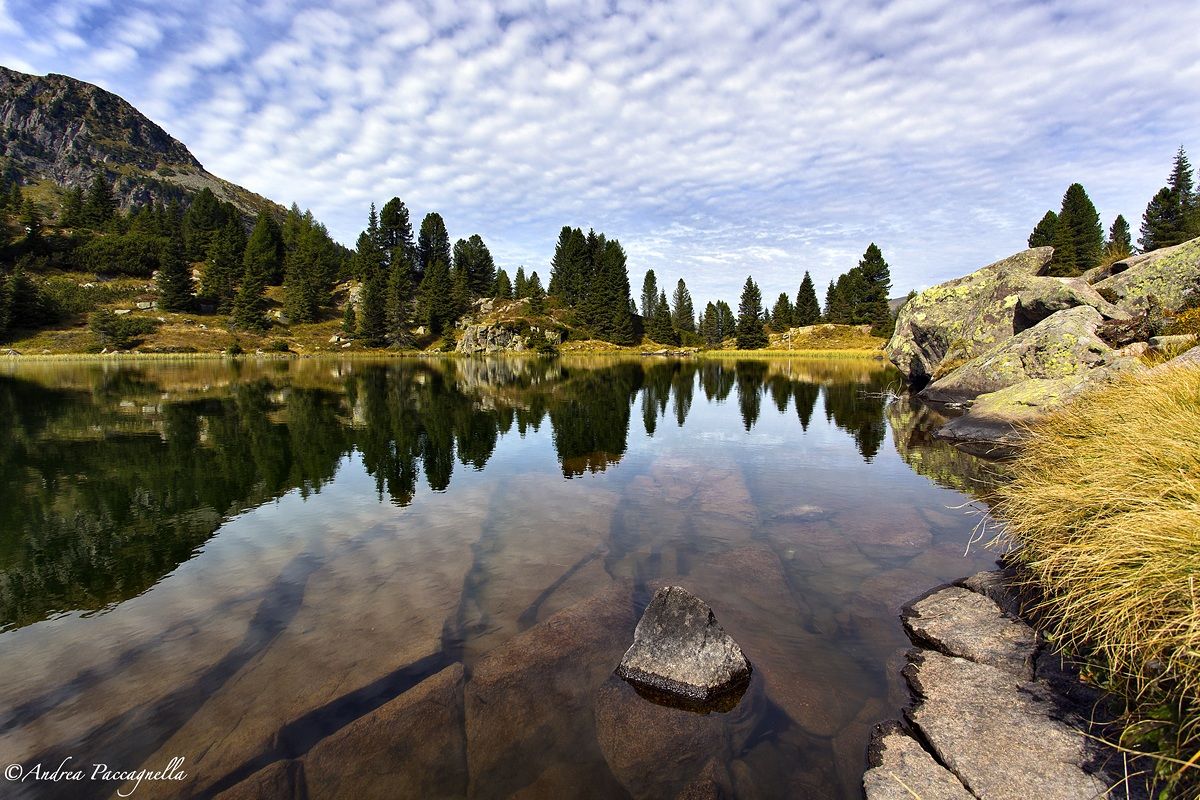 Riflessi ai laghetti di Colbricon
