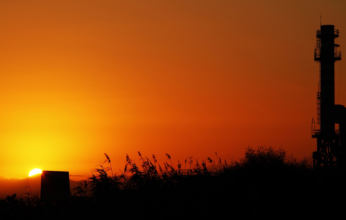 Sunset Pond Cagliari ..