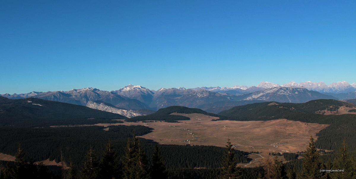 the view from Marcesina castelgomberto