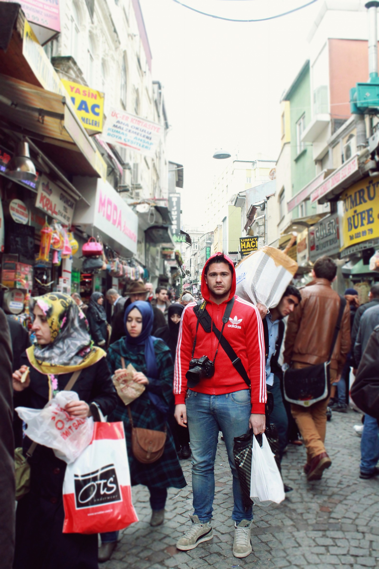 The flow of Caddesi, Istanbul.