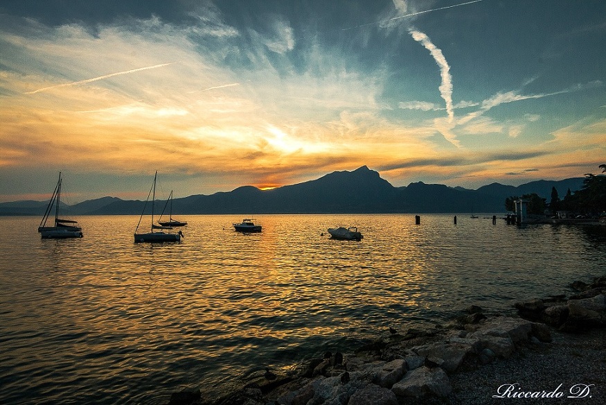 tramonto a Garda
