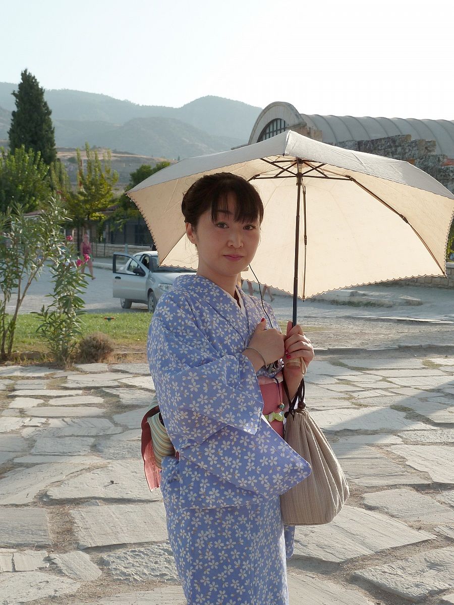 Japanese lady with umbrella