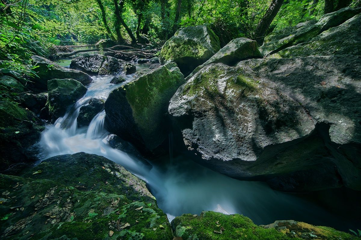 Monte Gelato waterfalls