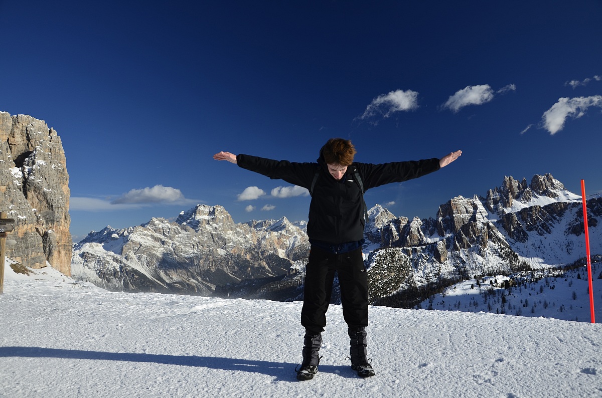 il piacere di essere in vetta