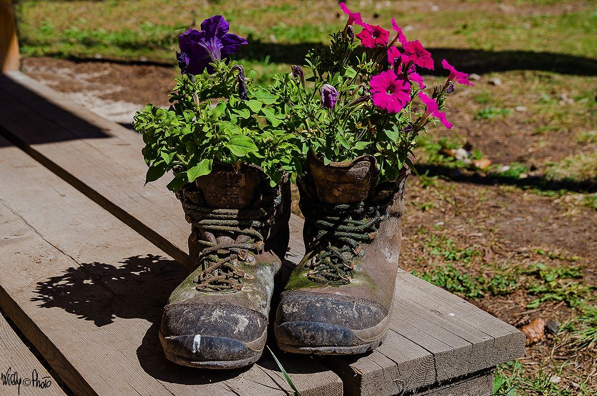 Old boot (how long ago)