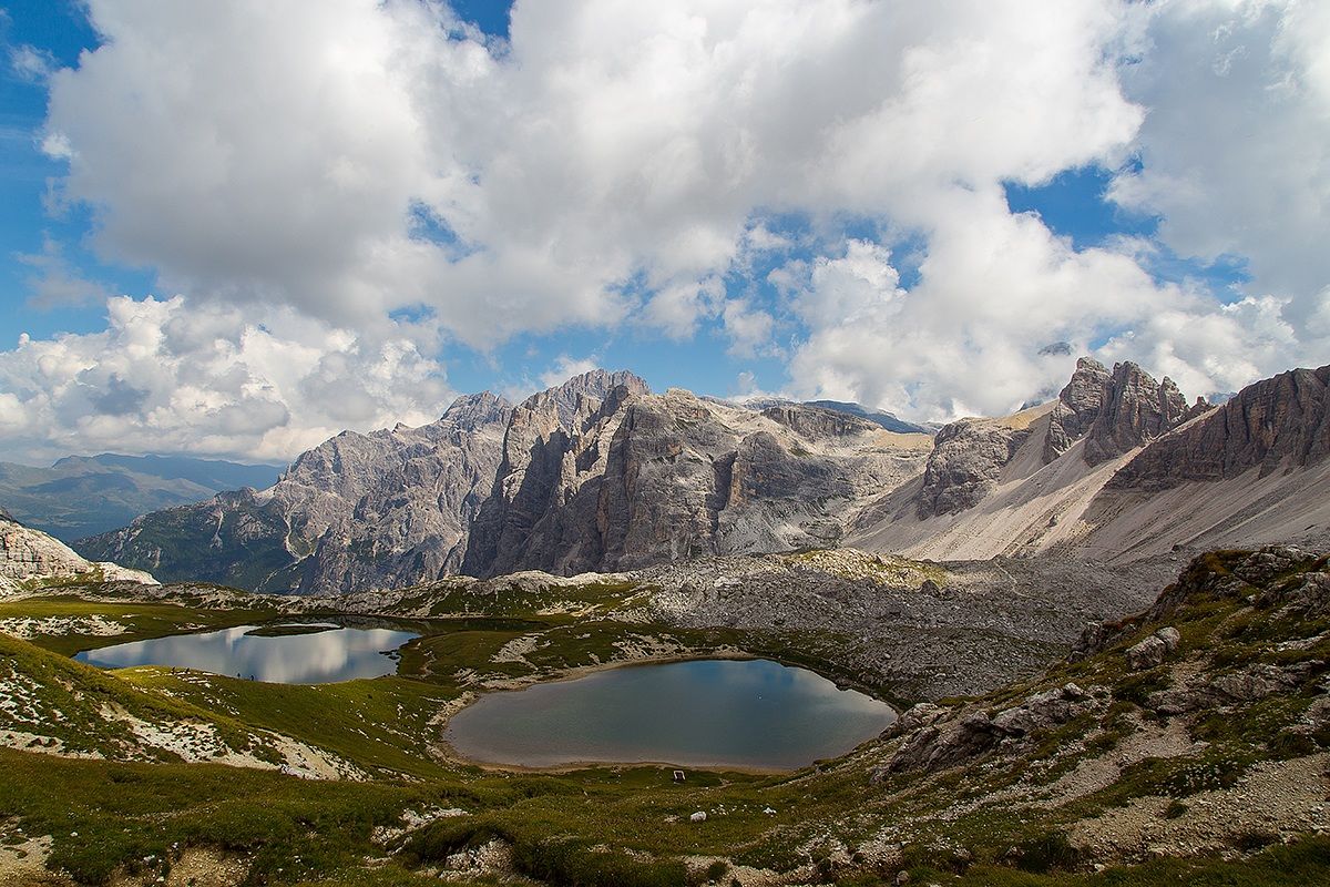 Laghi dei Piani dal Rifugio Locatelli