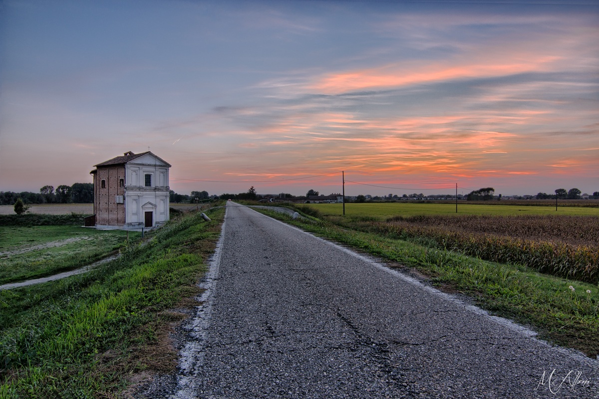 Tramonto al Santuario