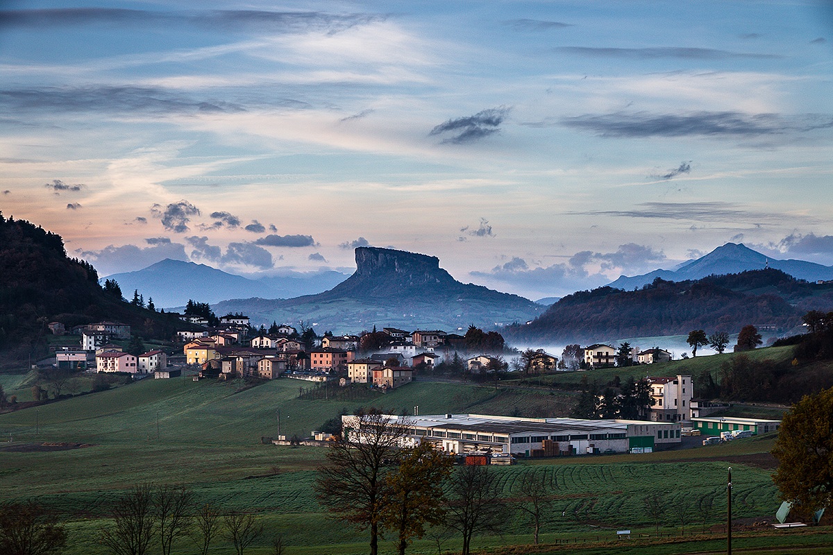 Sunrise in the Apennines