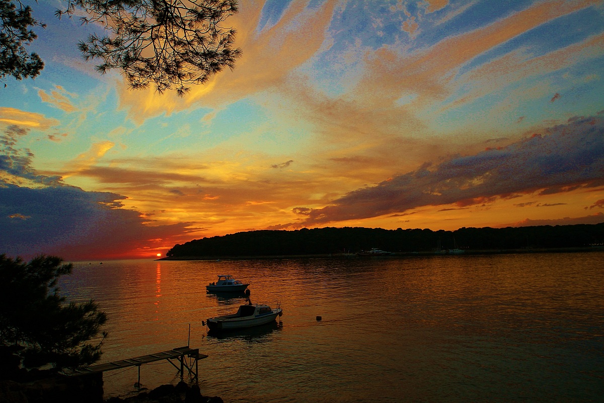 Tramonto in Croazia