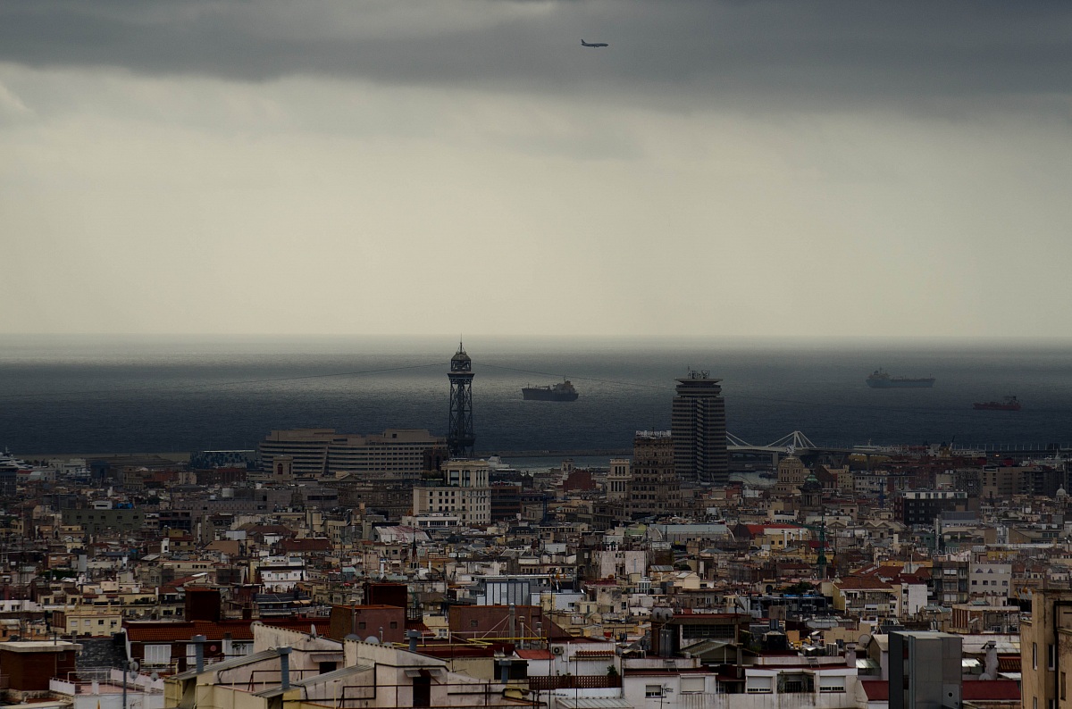 Paesaggio da parco Guell ( Trasportion )