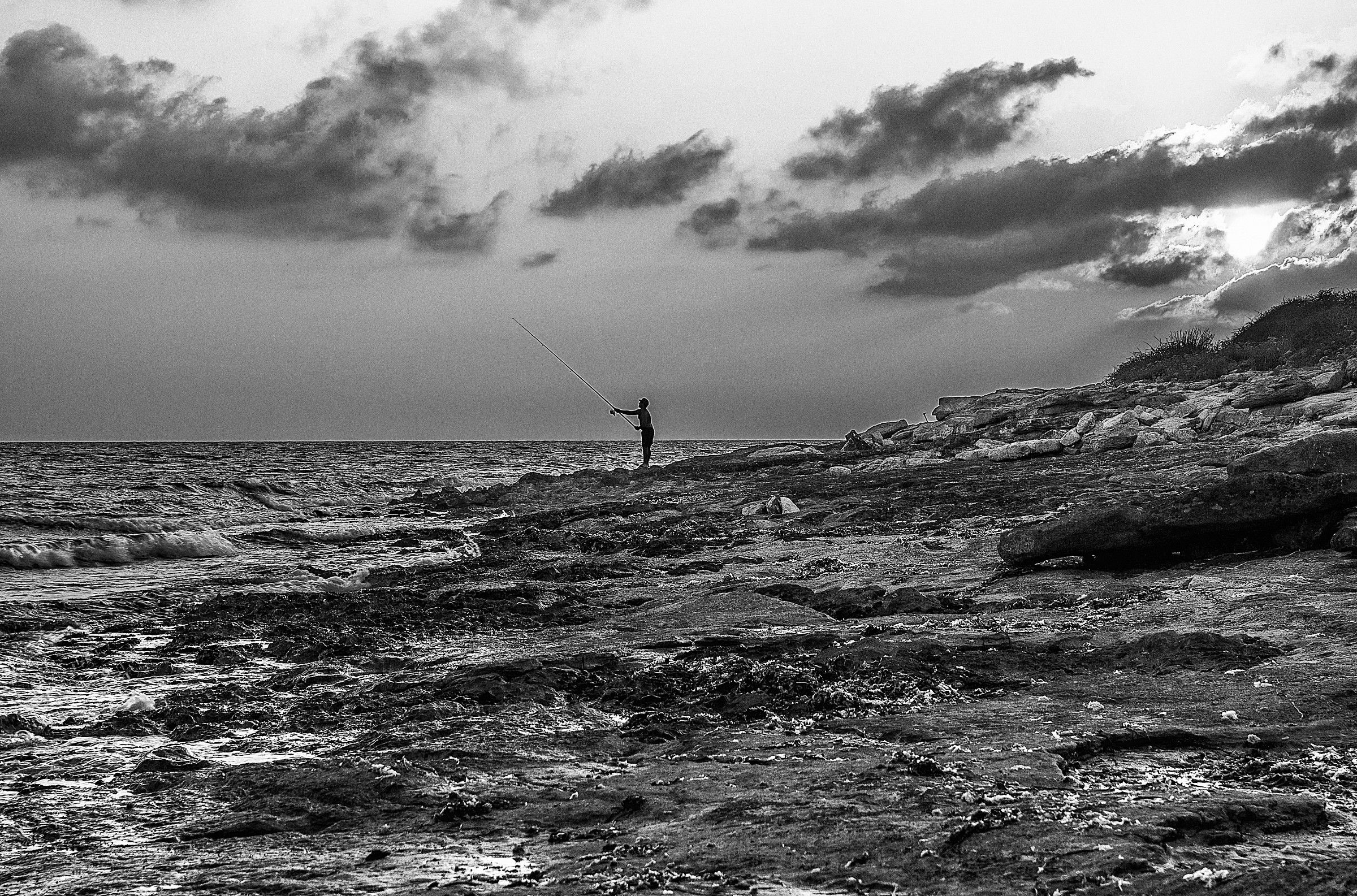 the fisherman b & w