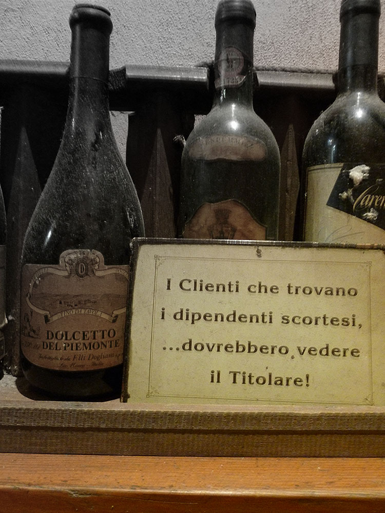 Italian boss VS italian wine