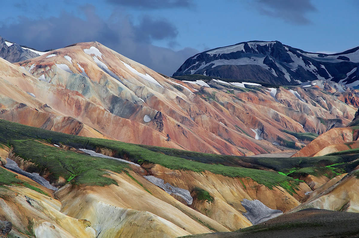 Formations of rhyolite
