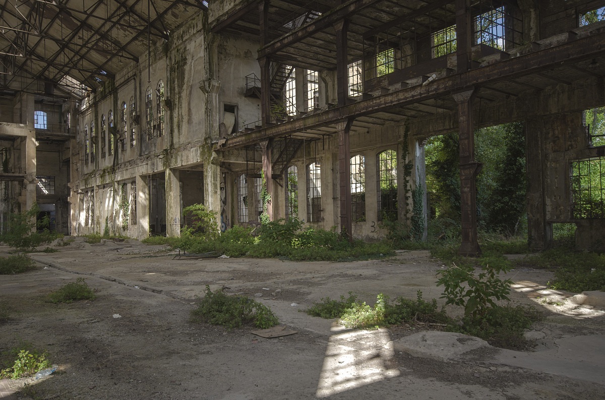 Interior sugar factory