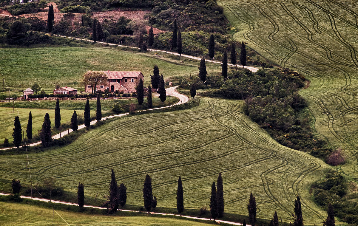 At the entrance of the Val d'Orcia (Chianciano Terme)