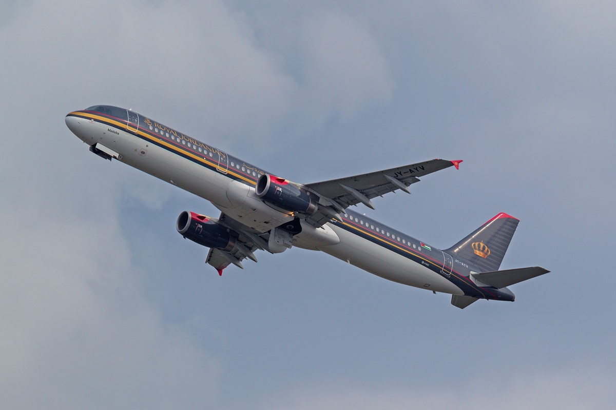 Airbus a321 Royal Jordan