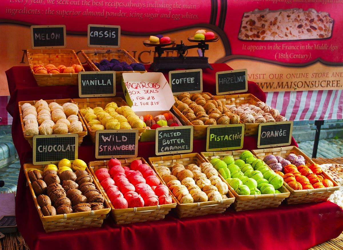 fruit stalls in London
