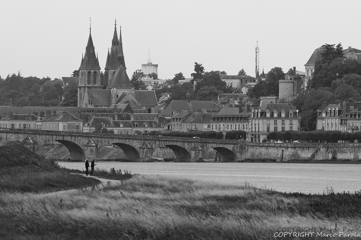 Landscape in black and white