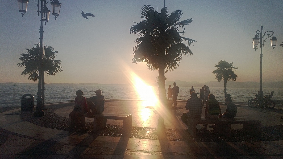 Tramonto a Lazise