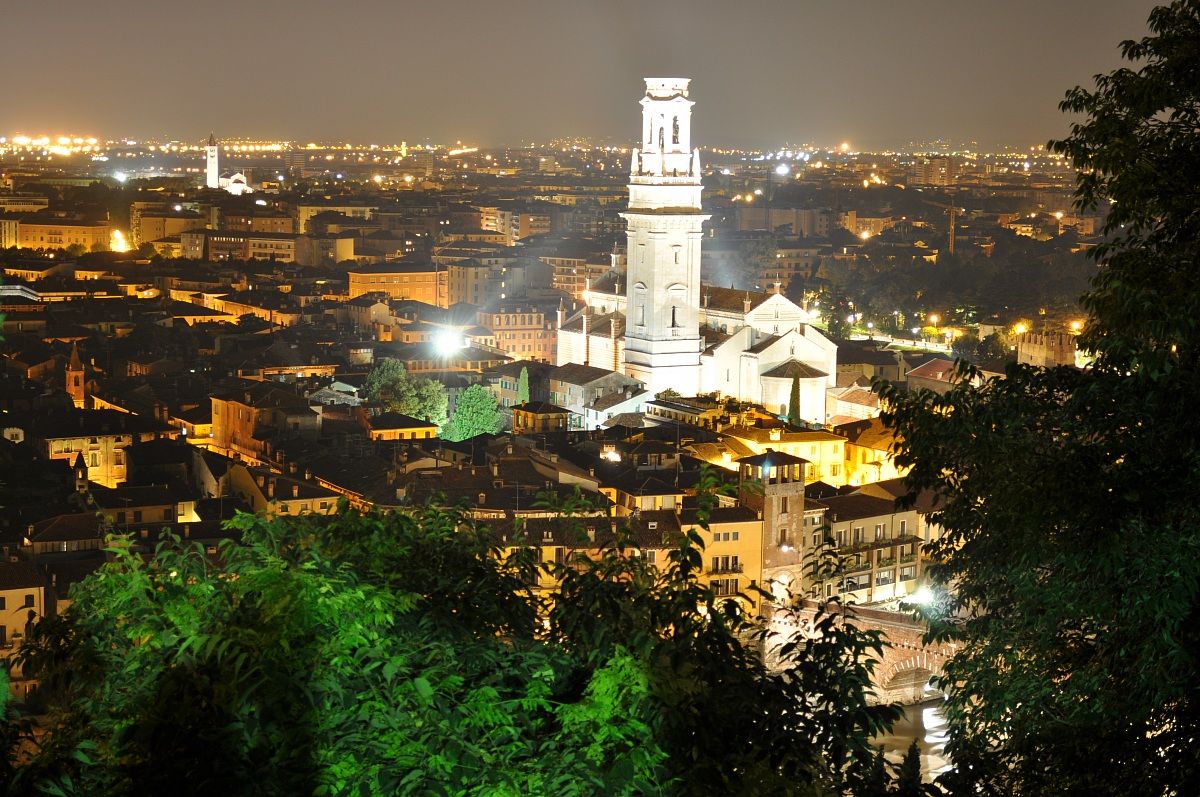 Verona at night