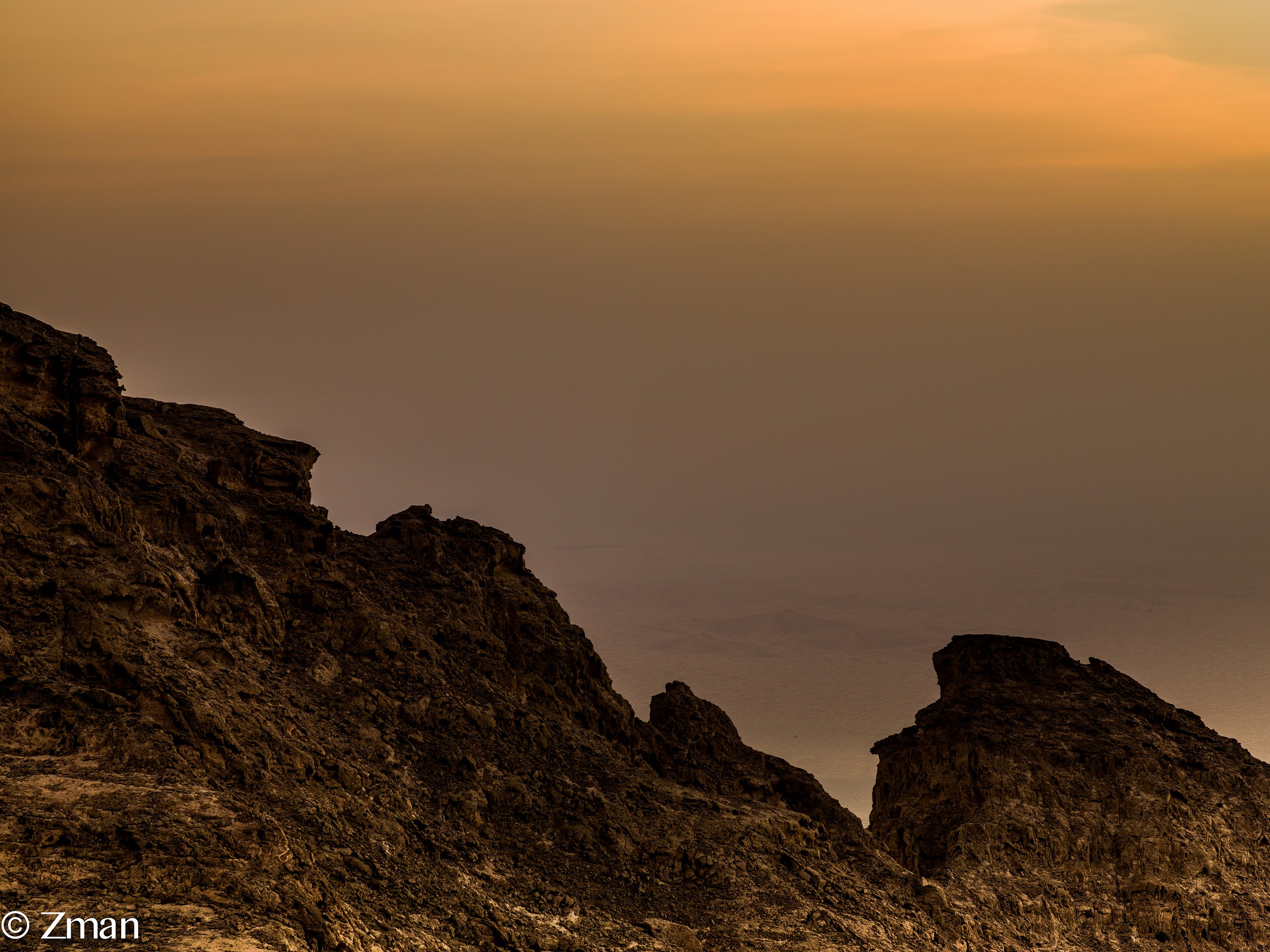 Crepuscolo a Top Of The Mountain