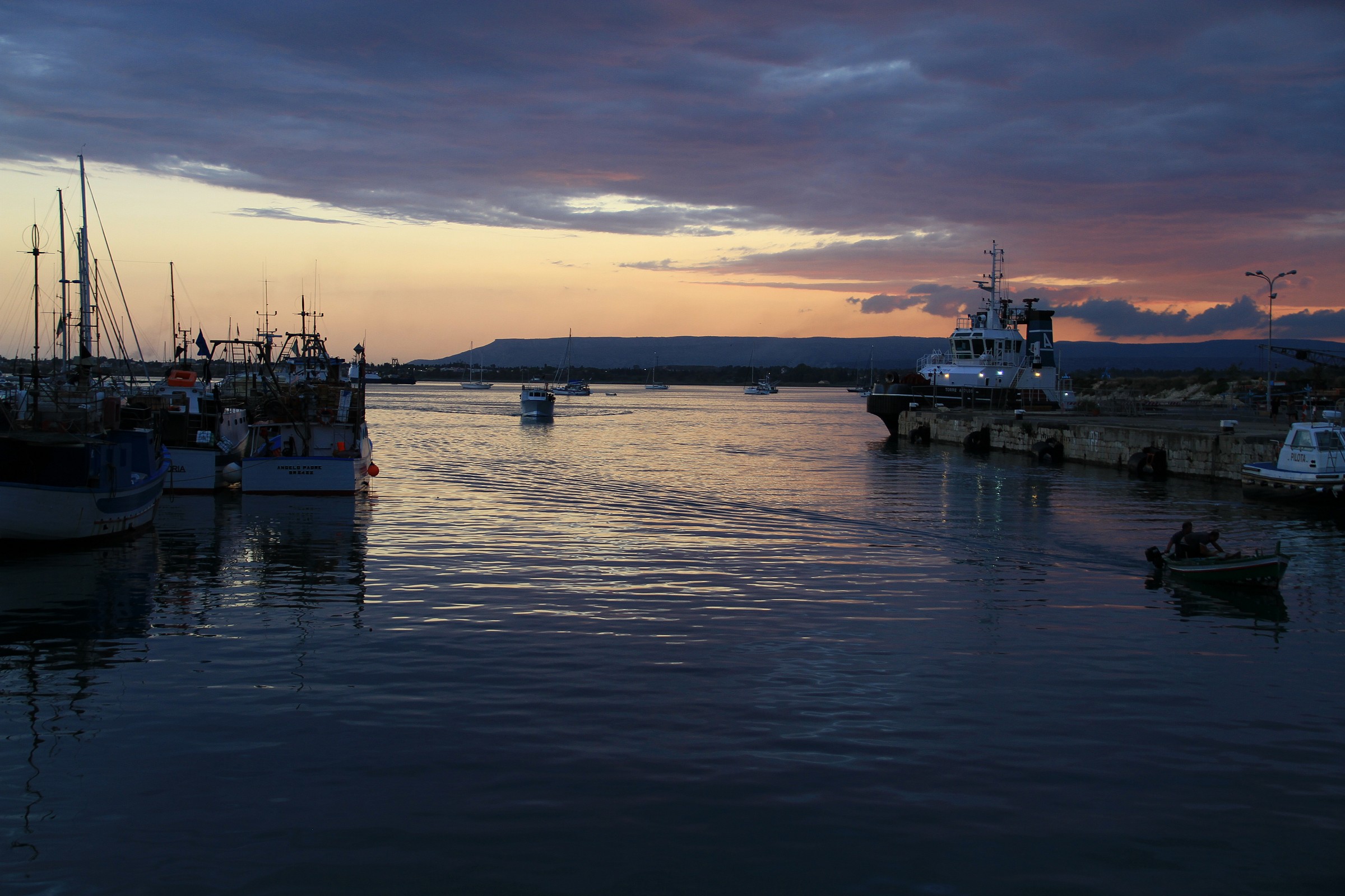 Il tramonto ad Ortigia