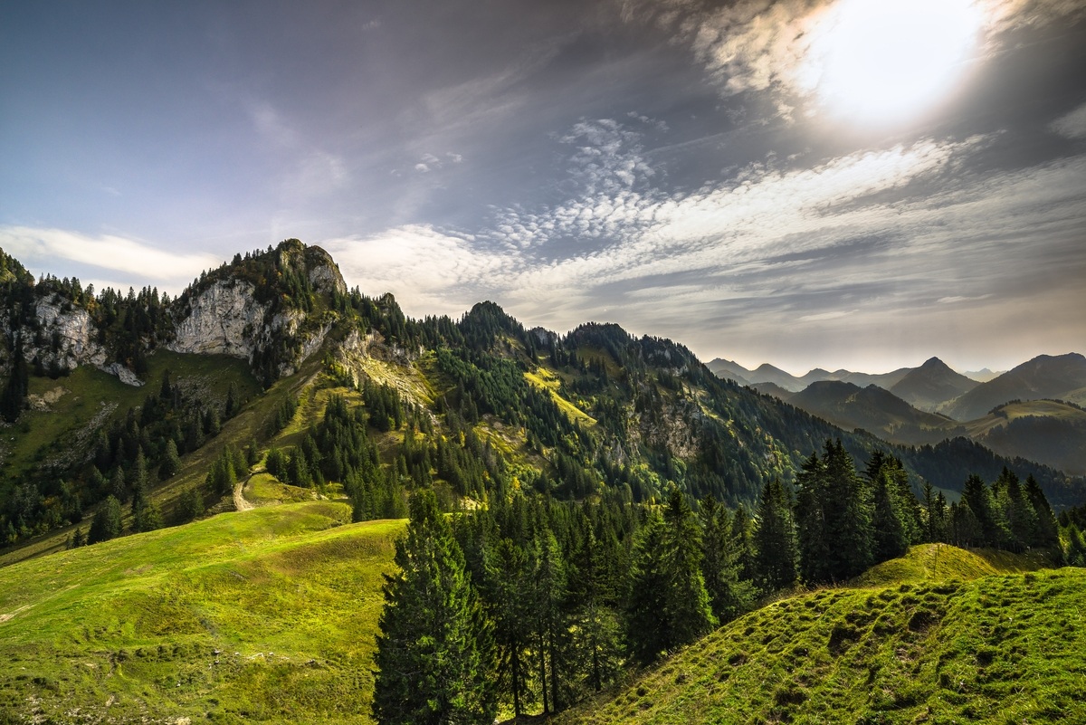 Fribourg - Charmey - View from Vounetz