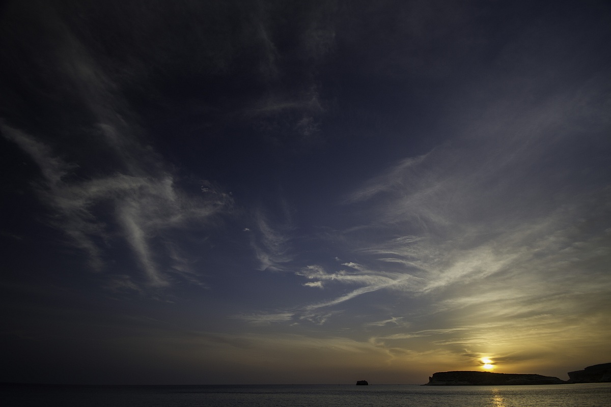Lampedusa, tramonto
