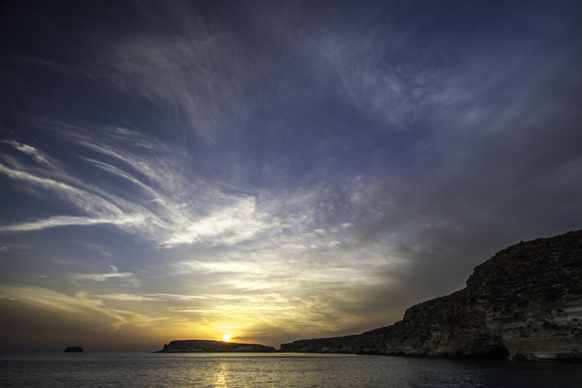 Lampedusa, tramonto