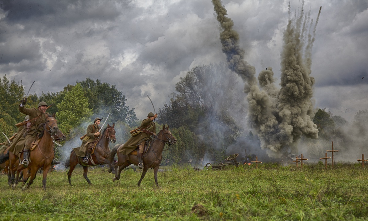 Cavalleria polacca in attacco 1939