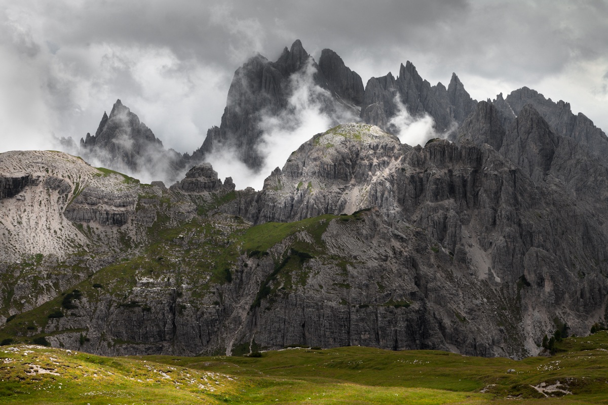 Nei pressi delle Tre Cime di Lavaredo...