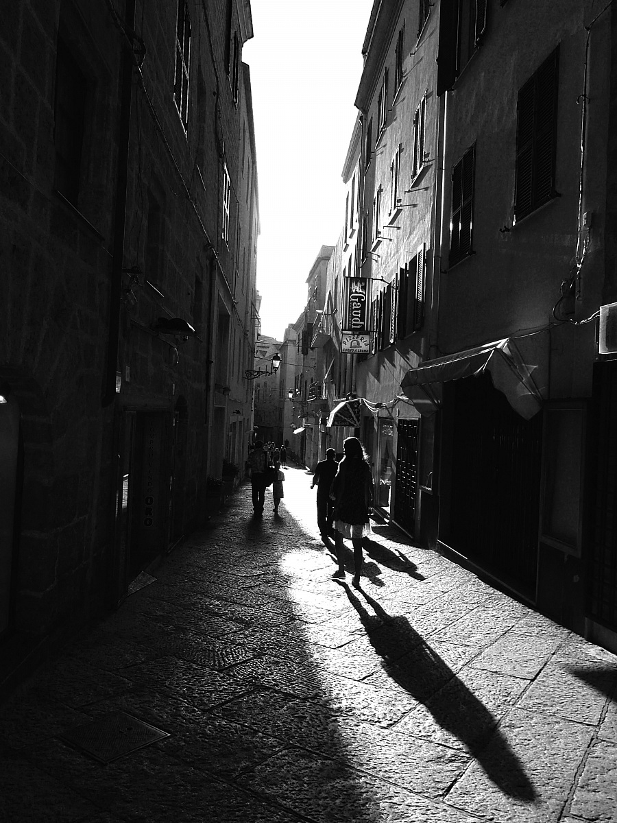 When the shadows lengthen.