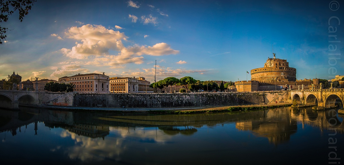 Overview On the Tiber (Castel S. Angelo)